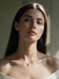 Marquise-Cut Moissanite Pendant Necklace