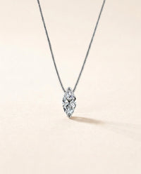 Marquise-Cut Moissanite Pendant Necklace