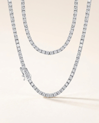 Moissanite Tennis Chain Necklace