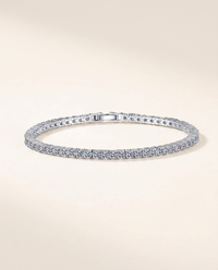 Moissanite Tennis Bracelet Full Pavé