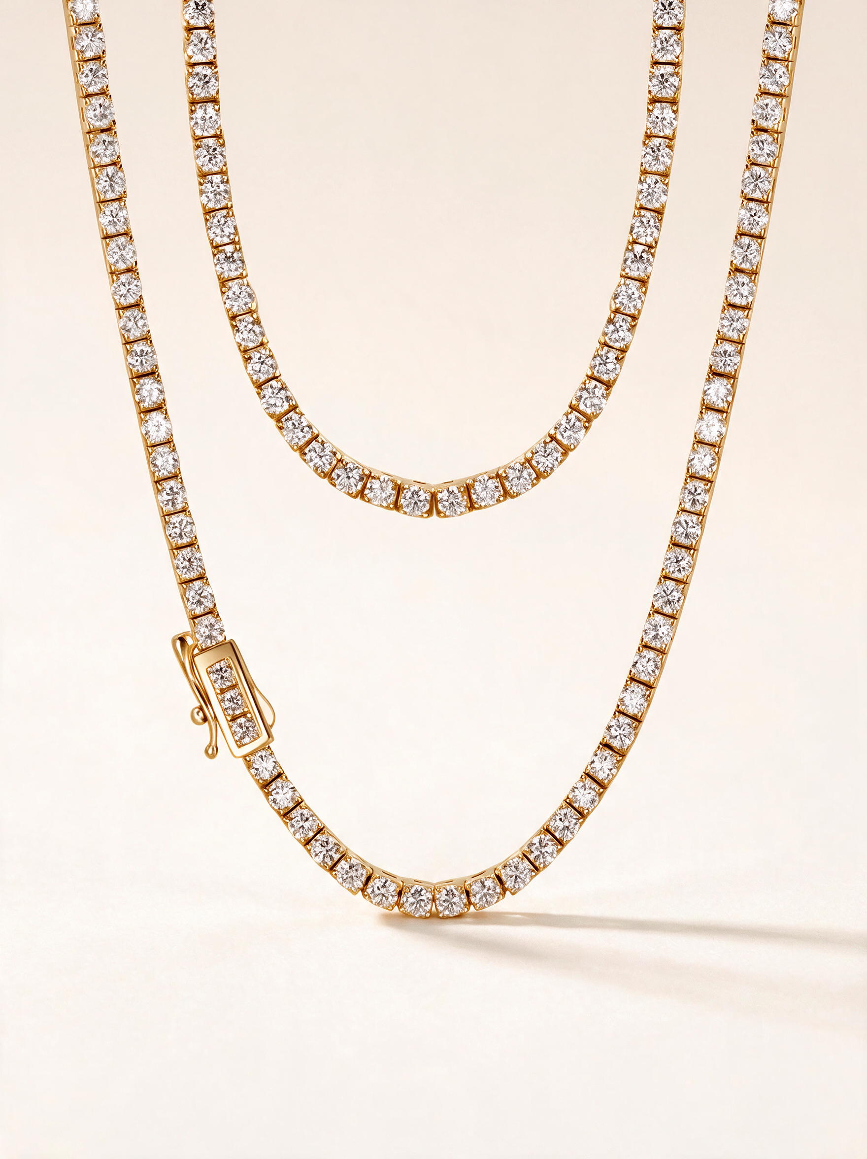 Moissanite Tennis Chain Necklace